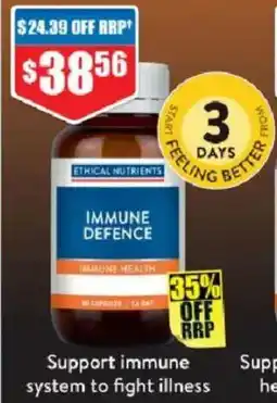 Chemist Warehouse Ethical Nutrients Immune Defence offer