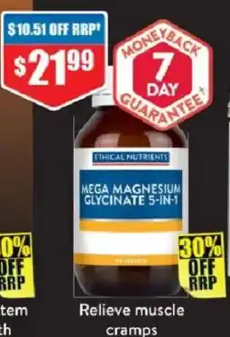 Chemist Warehouse Mega Magnesium Glycinate 5-in-1 offer