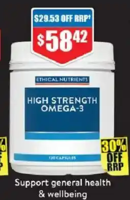 Chemist Warehouse High Strength Omega-3 offer