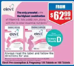 Chemist Warehouse Elevit Pre-conception & Pregnancy offer