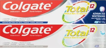 Coles Colgate Total Advanced Toothpaste 200g offer