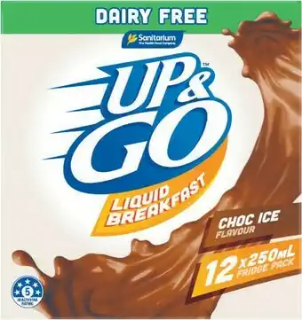 Coles Up & Go Dairy Free 12x250mL offer