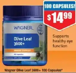 Chemist Warehouse Wagner Olive Leaf 3600+ offer