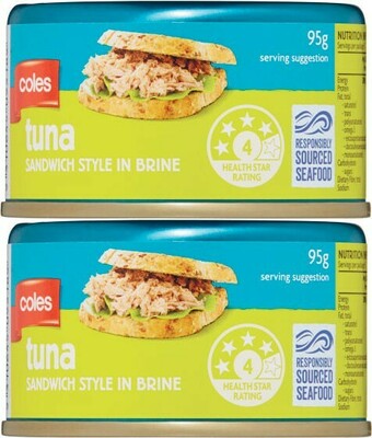 Coles Coles Tuna 95g offer