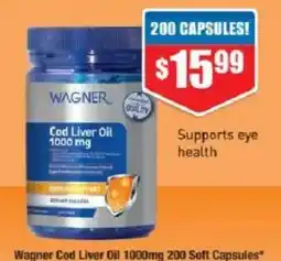 Chemist Warehouse Wagner Cod Liver Oil 1000mg offer