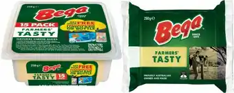 Coles Bega Cheese Block or Cheese Slices 250g offer