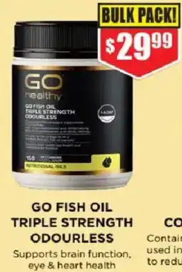Chemist Warehouse Go fish oil triple strength odourless offer