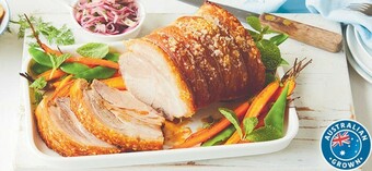Coles Coles Australian Pork Leg Roast Boneless offer