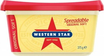 Coles Western Star Spreadable 375g offer