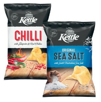 Coles Kettle Potato Chips 165g-175g offer