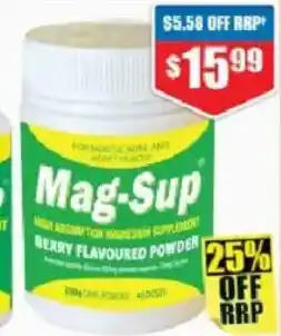 Chemist Warehouse Mag-Sup Oral Powder Jar offer