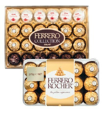 Coles Ferrero Rocher 30 Pack 375g or Collection Chocolate Gift Box 24 Pack 269g offer