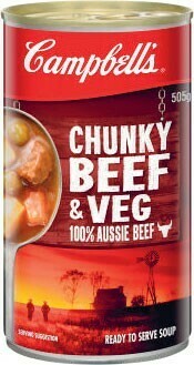 Coles Campbell’s Country Ladle or Chunky Soup 495g-505g offer