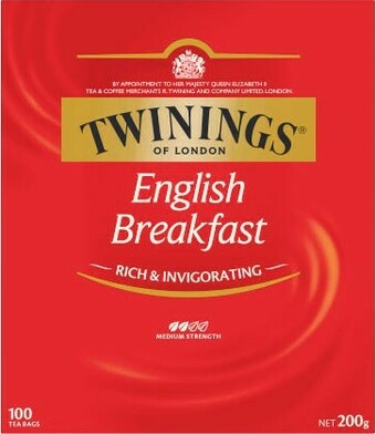 Coles Twinings Tea Bags 100 Pack offer