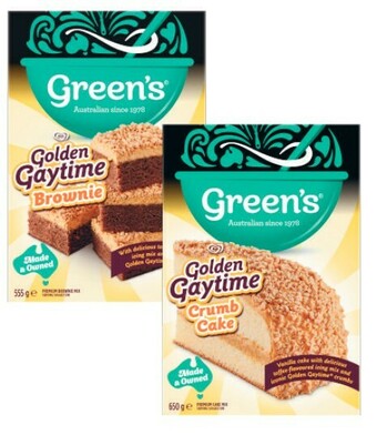 Coles Green’s Golden Gaytime Baking Mix 195g-650g offer