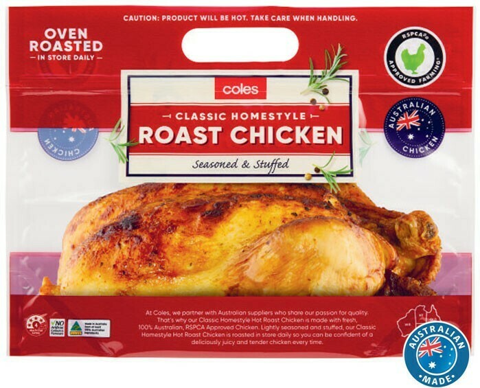 Coles RSPCA Approved Hot Roast Chicken offer at Coles
