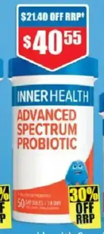 Chemist Warehouse Inner Health Advanced Spectrum Probiotic offer