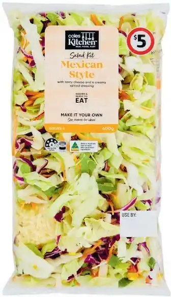 Coles Coles Mexican Style Salad Kit offer