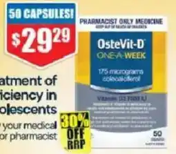 Chemist Warehouse OsteVit-D Range offer