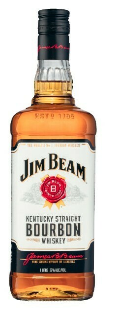 Coles Jim Beam White Bourbon 1 Litre offer