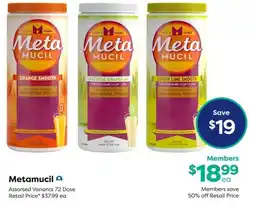 National Pharmacies Metamucil offer