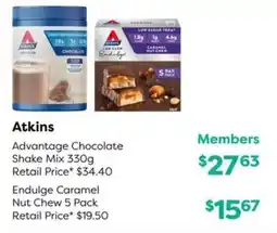 National Pharmacies Atkins offer