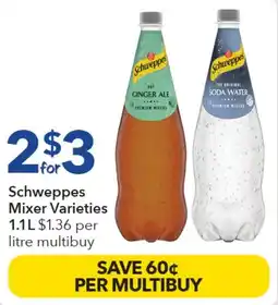 Ritchies Schweppes Mixer offer