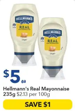 Ritchies Hellmann's Real Mayonnaise offer