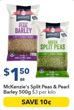 Ritchies McKenzie's Split Peas & Pearl Barley offer