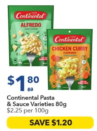 Ritchies Continental Pasta & Sauce offer