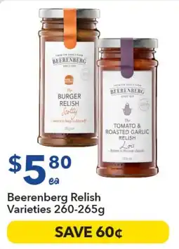 Ritchies Beerenberg Relish Varieties offer