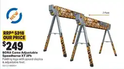 Mitre 10 BORA Camo Adjustable Speedhorse XT 2PK offer