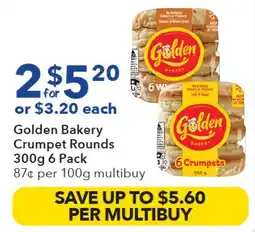 Ritchies Golden Bakery Crumpet Rounds offer