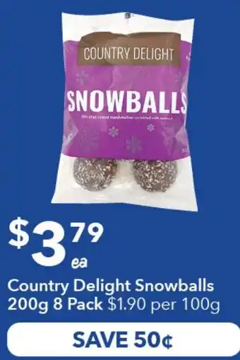 Ritchies Country Delight Snowballs offer