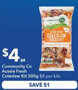 Ritchies Community Co Aussie Fresh Coleslaw Kit offer