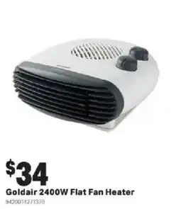 Mitre 10 Goldair 2400W Flat Fan Heater offer