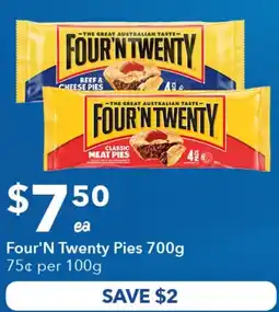 Ritchies Four'N Twenty Pies offer