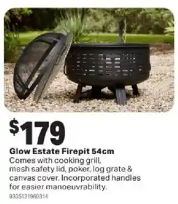 Mitre 10 Glow Estate Firepit offer