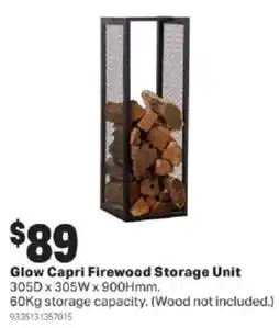 Mitre 10 Glow Capri Firewood Storage Unit offer