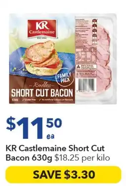 Ritchies KR Castlemaine Short Cut Bacon offer