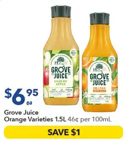Ritchies Grove Juice Orange Varieties offer