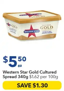 Ritchies Western Star Gold Cultured Spread offer