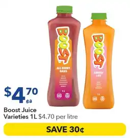 Ritchies Boost Juice offer