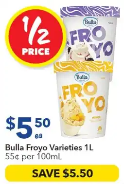 Ritchies Bulla Froyo Varieties offer