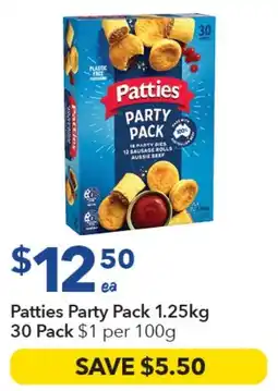 Ritchies Patties Party Pack offer