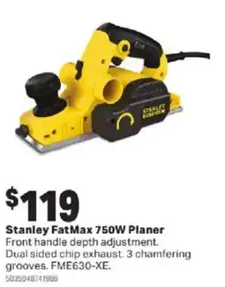 Mitre 10 Stanley Fat Max 750W Planer offer