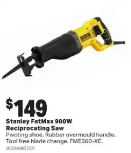 Mitre 10 Stanley FatMax 900W Reciprocating Saw offer