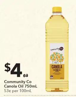 Ritchies Community Co Canola Oil offer