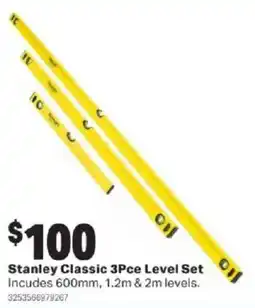 Mitre 10 Stanley Classic 3Pce Level Set offer