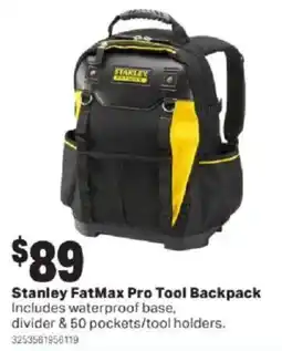 Mitre 10 Stanley FatMax Pro Tool Backpack offer